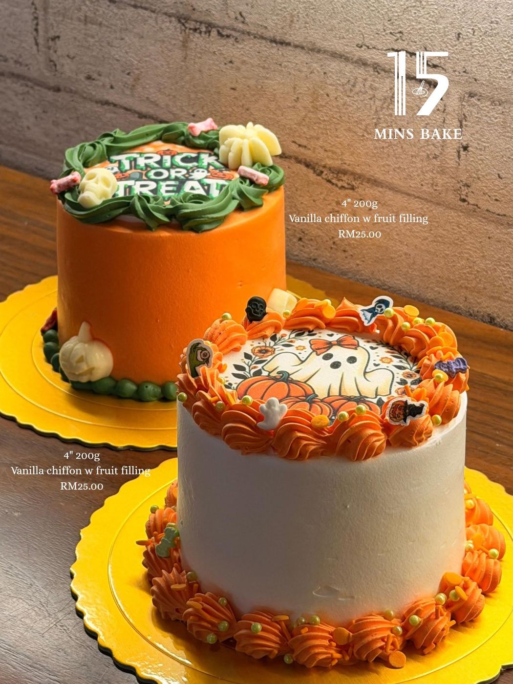 Custom Halloween-themed celebration cakes