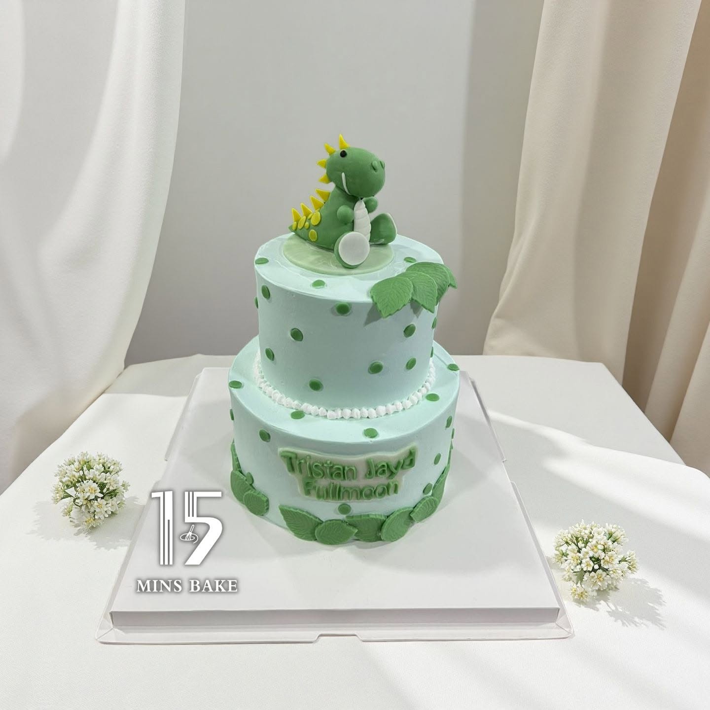 Custom two-tier celebration cake
