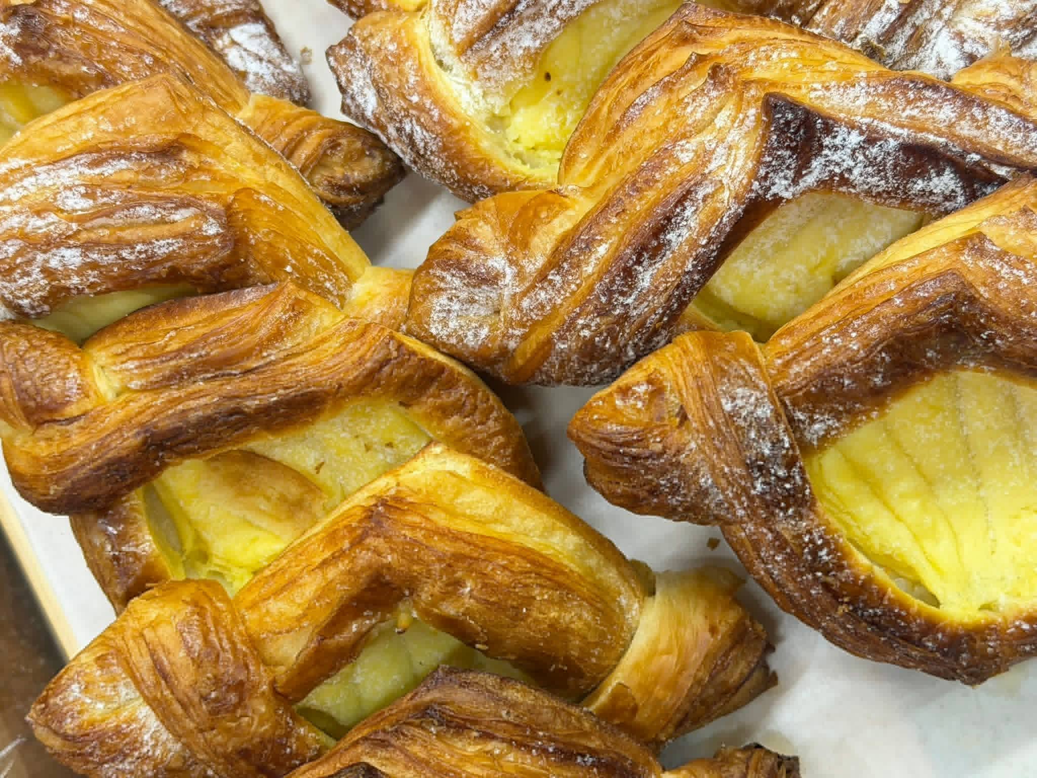 Custard Danish pastries